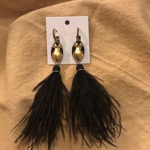 Kate Spade Penguin Feather Earrings